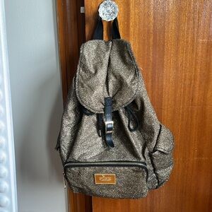Gold Sparkle Victoria Secret (Pink) Backpack